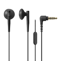 铁三角(audio-technica) ATH-C200iS 人声耳塞式耳机 红色 手机耳麦 音乐耳机