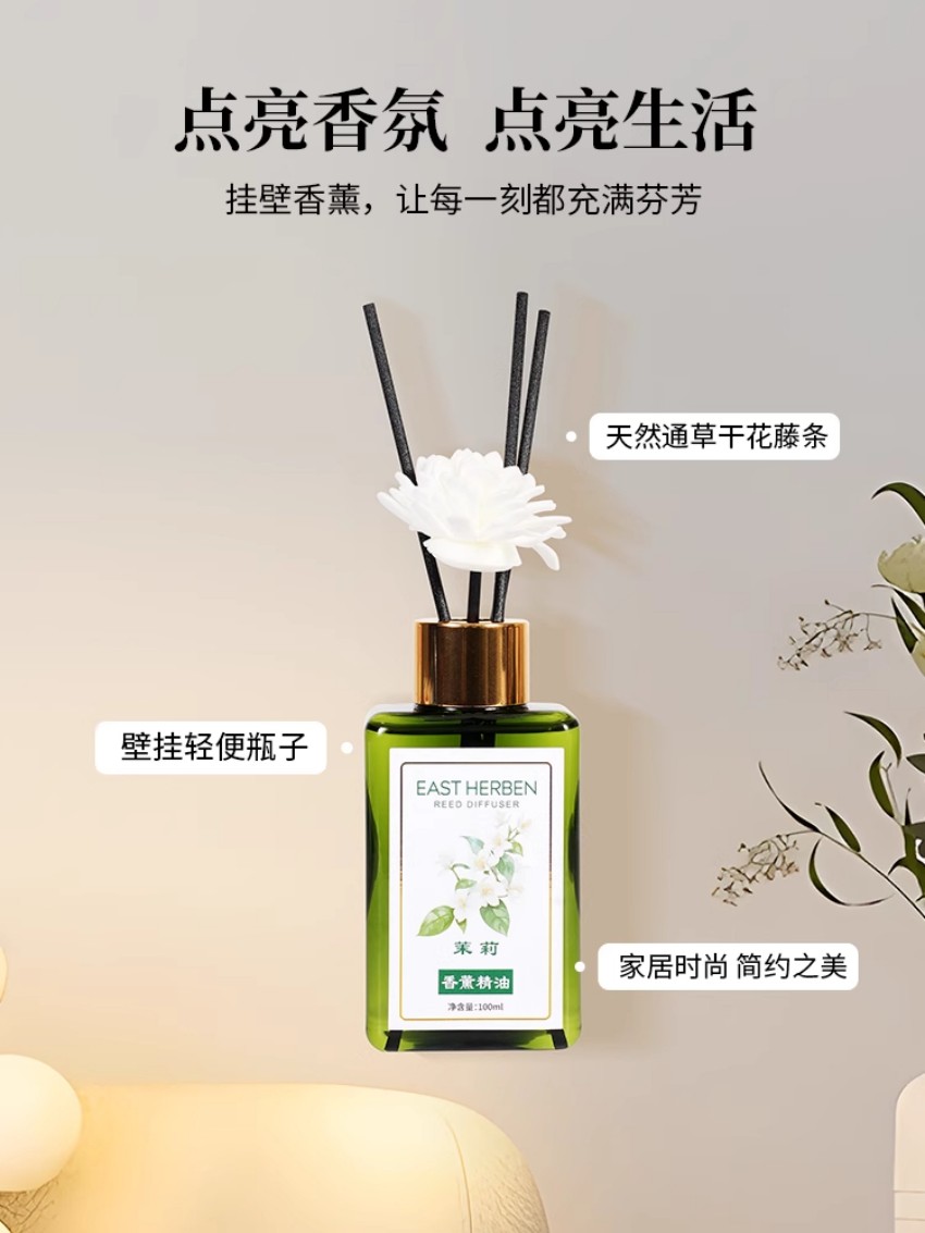 海丝碧德 壁挂式香薰家用卧室持久酒店电梯厕所香氛香水室内空气清新剂除臭高清大图