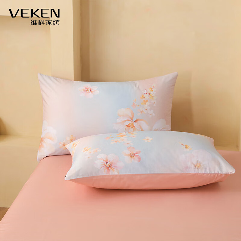 VEKEN维科家纺-LJ全棉印花四件套-花映 被套200*230高清大图