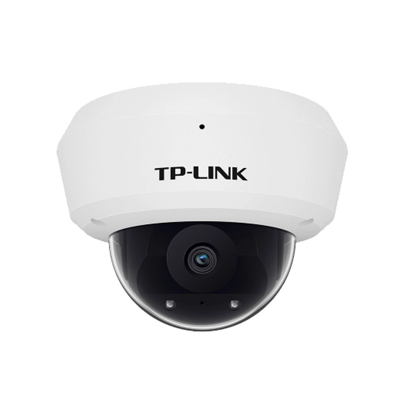 TP-LINK DC供电 3D降噪/内置拾音/背光补偿400万防暴半球有线网络摄像机 TL-IPC443M