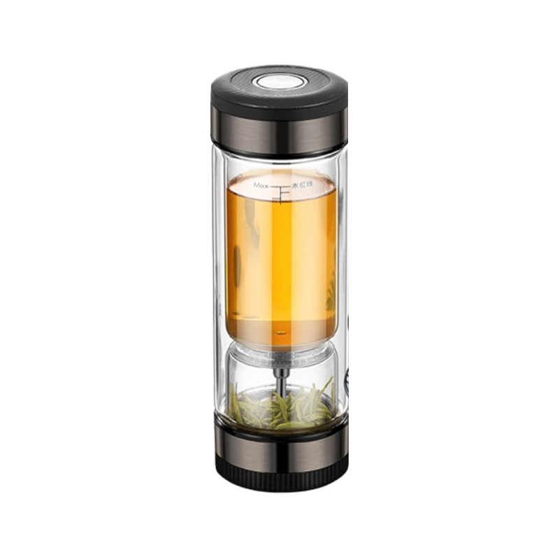 茶之恋双层玻璃杯360ml茶水分离杯CZL-017-70D(随机发货)