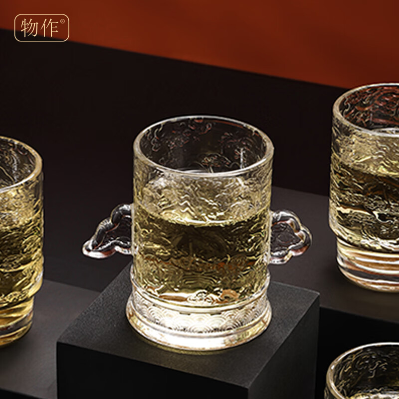 山重山(MOM) 银色华表柱杯×4(礼盒装)奋斗者8084