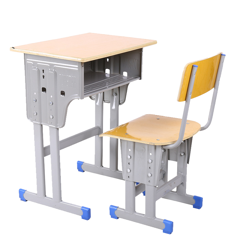 东升顺中小学生课桌椅学校培训班辅导班课桌升降儿童书桌学习课桌椅套装高清大图