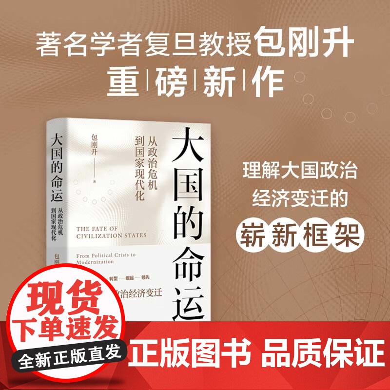 大国的命运 从政治危机到国家现代化 包刚升 著 理解大国政治经济变迁的崭新框架 政治