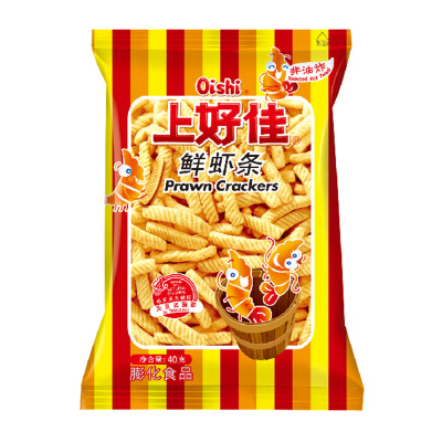 上好佳 鲜虾条 膨化食品 40g