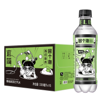 [主播推荐]宜简青桔味苏打汽水 冒个泡苏打水无糖0脂0卡 膳食纤维气泡苏打水饮料330ml*15瓶