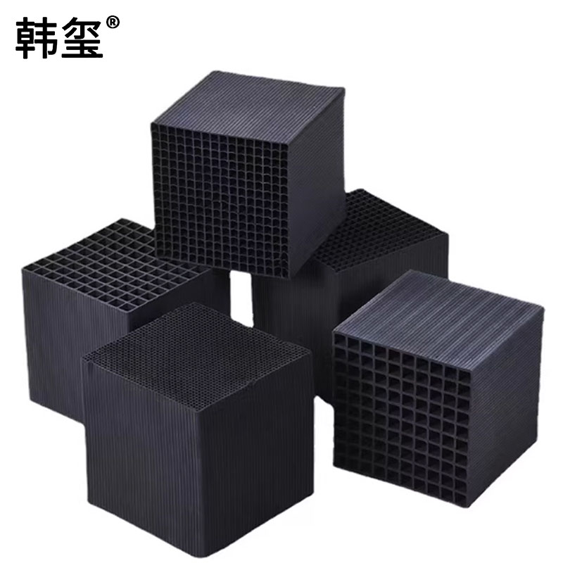 韩玺 蜂窝活性炭 400碘值100*100*100mm /块高清大图