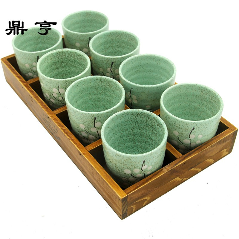 鼎亨陶瓷茶杯 青花瓷杯 日式茶杯 水杯功夫茶杯 品茗杯 啤酒杯腰