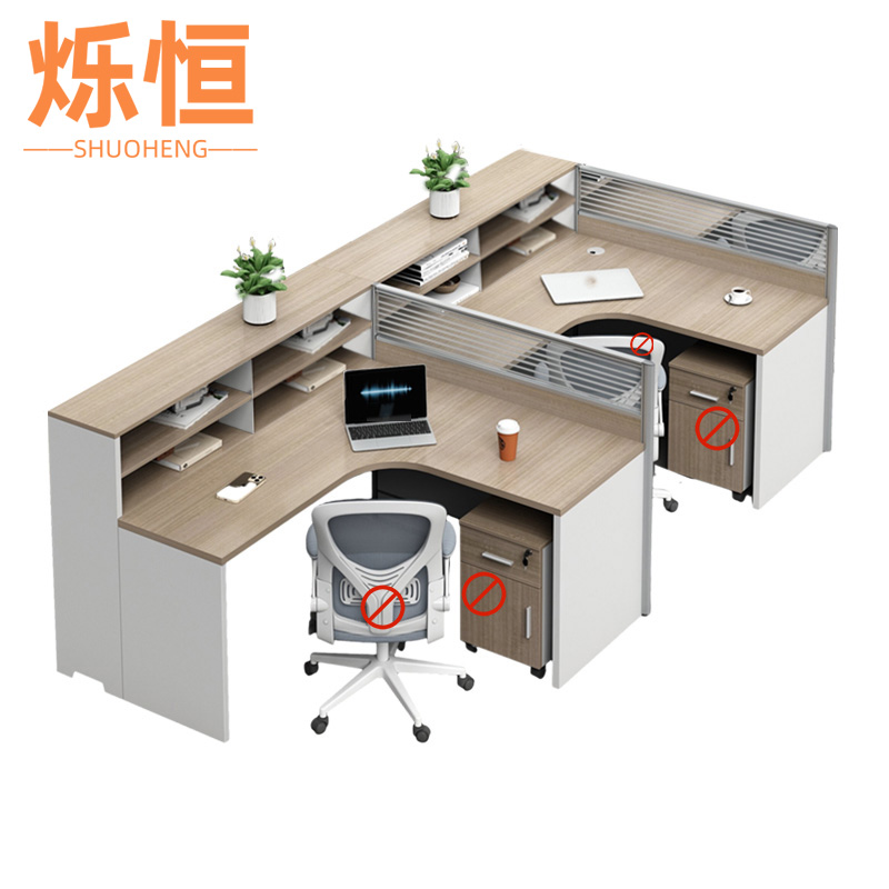 烁恒 屏风办公桌 单人 张高清大图