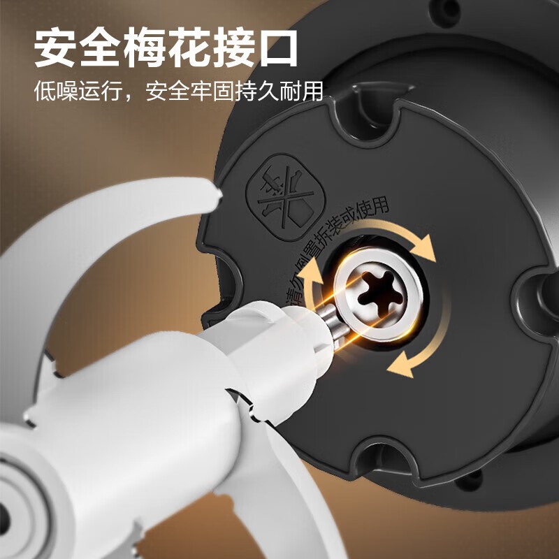 苏泊尔绞肉机2升不锈钢机身二档按键式家用多功能绞肉碎肉机高效料理刀头耐用设计高清大图