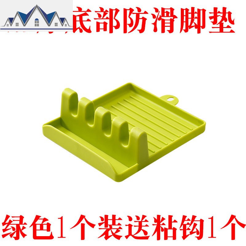 厨房锅铲架托多功能汤勺垫家用勺子筷子置物架锅盖架餐具收纳底座 三维工匠高清大图
