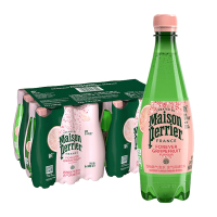 氼颂家巴黎水(Perrier)气泡矿泉水 西柚味天然矿泉水 500ml*24瓶整箱装(塑料瓶)