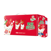 伊利优酸乳果粒酸奶饮品245ml*12 草莓味 果味大果粒酸牛奶饮料整箱 包邮