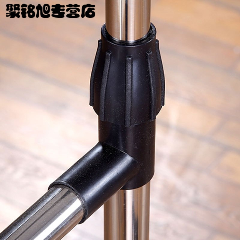晾衣架落地伸缩不锈钢移动简易双杆式室内凉衣服架子阳台挂晒衣架家庭晾晒多款多色多功能生活日用洗晒用品衣架