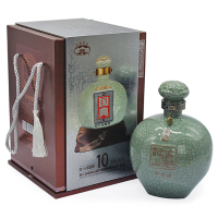 古越龙山 绍兴黄酒 国典 碎瓷花雕酒 库藏十年陈 半干型 1.5L 厂家直送 周期较长 介意者慎拍