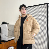 彪马（PUMA）羽绒服男装新款时尚简约舒适休闲运动服防寒保暖连帽外套 624529-84 ZP L 624529-84/浅卡其