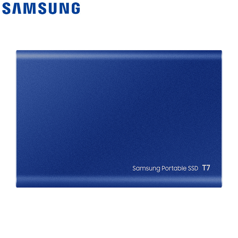 三星（SAMSUNG）T7 2TB移动硬盘 usb3.2金属加密高速手机电脑移动固态硬pssd 极光蓝