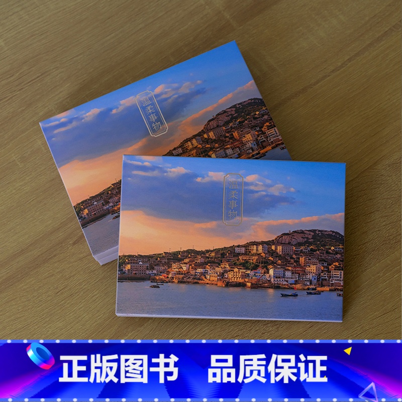 【正版】温柔事物 摄影师@买大鱼28张摄影作品艺术明信片 记录廊下的猫咪街角的集市露天的餐桌 创意唯美风景插画集文创装