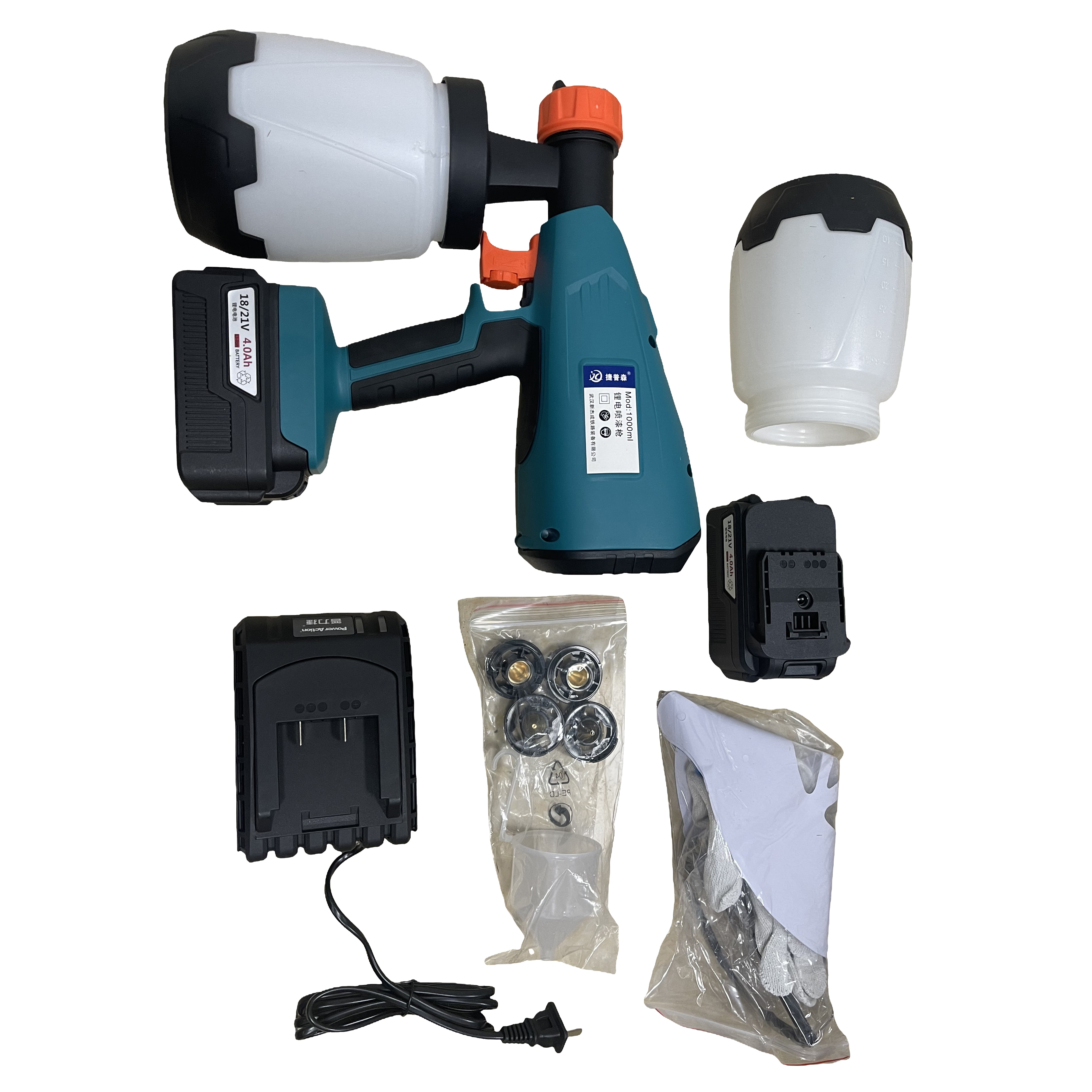 捷普森 锂电喷漆枪 1000ml高清大图