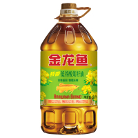 金龙鱼特香菜籽油5L/桶 食用油 非转基因 物理压榨 低芥酸