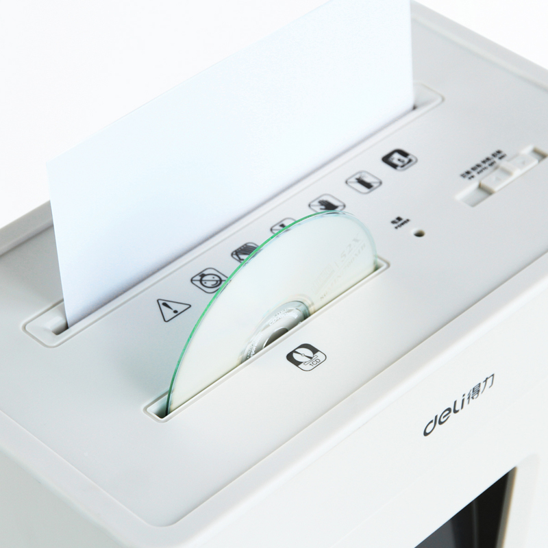 得力deli9927电动办公碎纸机低音商用大功率办公用品4级保密低音文件光盘家用低噪音