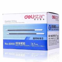 得力(deli) 6959圆珠笔替芯 0.7mm 6546 6505替芯XHJ 10支一盒装