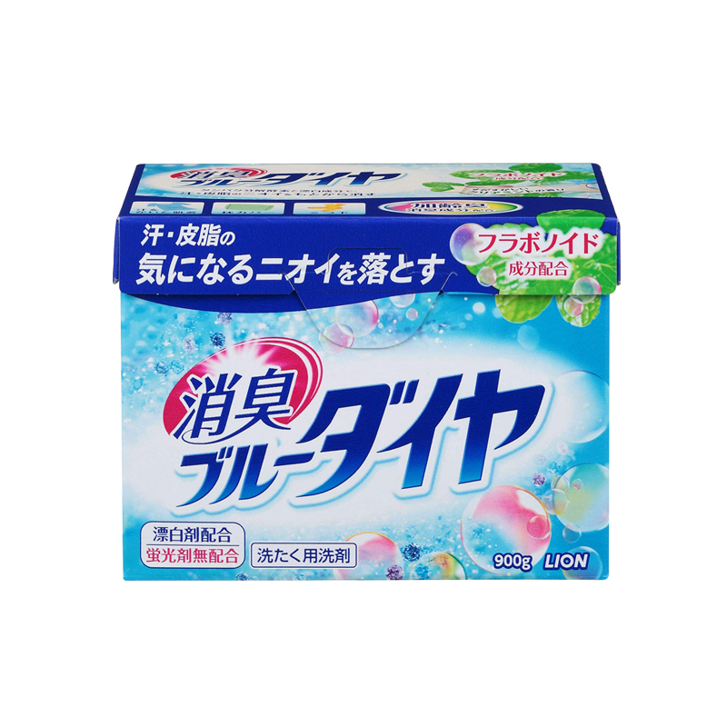 狮王(LION) 蓝钻消臭漂白酵素洗衣粉 900g