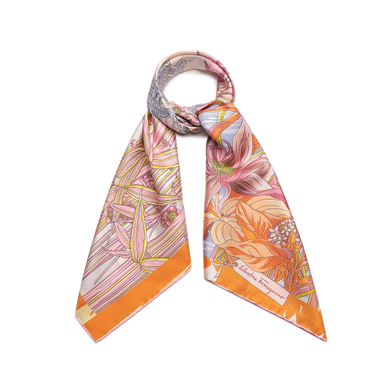 菲拉格慕salvatoreferragamo女士丝质方巾丝巾围巾310124