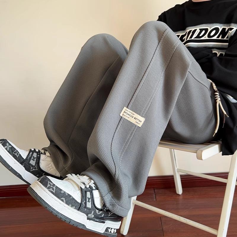 TUCANO啄木鸟男士休闲长裤秋冬季新款直筒运动卫裤宽松长裤子加绒高清大图