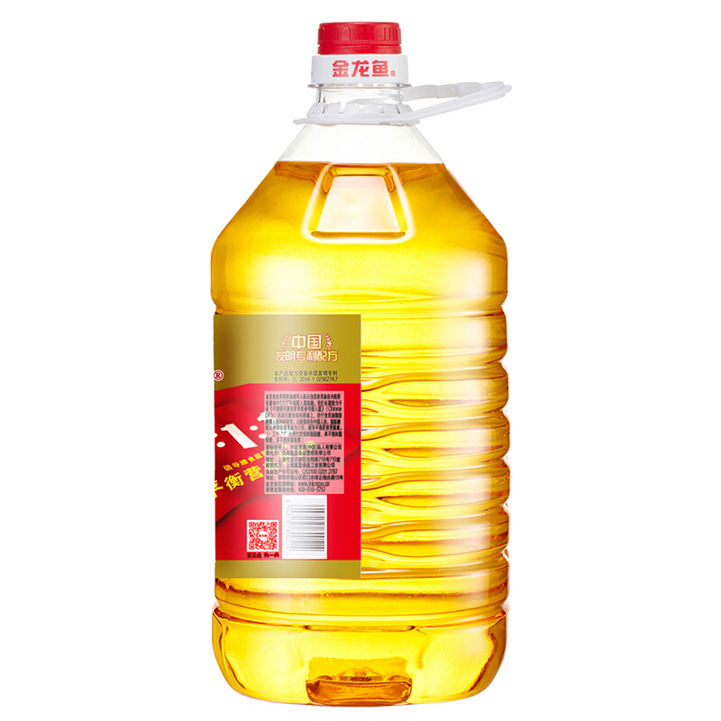 金龙鱼 食用油 黄金比例食用调和油4L