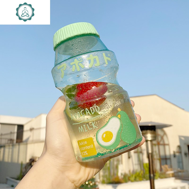 少女心养乐多水杯便携大容量水瓶可爱超