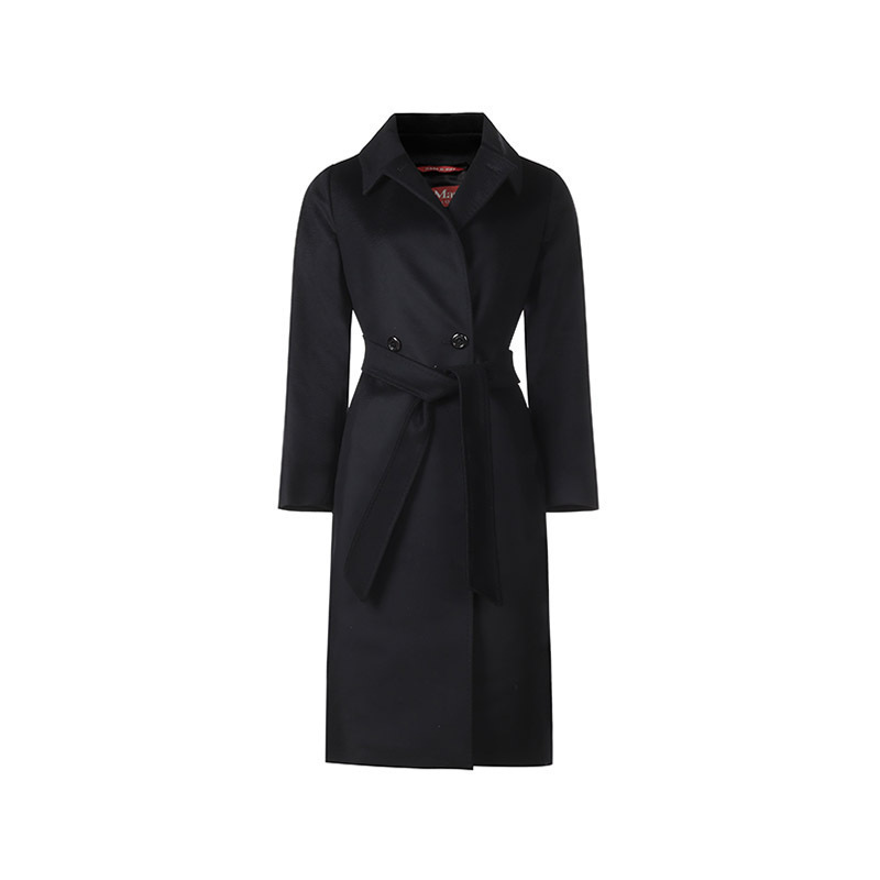 麦丝玛拉 max mara studio 女士 绵羊毛长款大衣外套bcollag