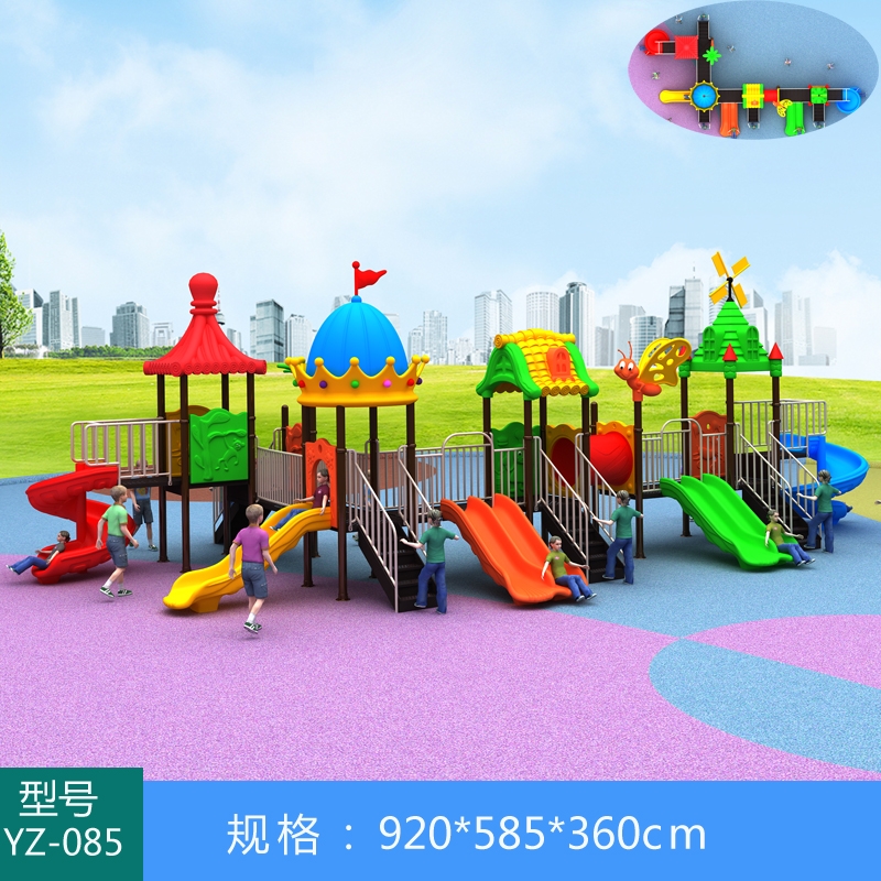 一禾亼物儿童滑滑梯YZ-085(89mm管)(7天内发货,缺货15天发货)高清大图