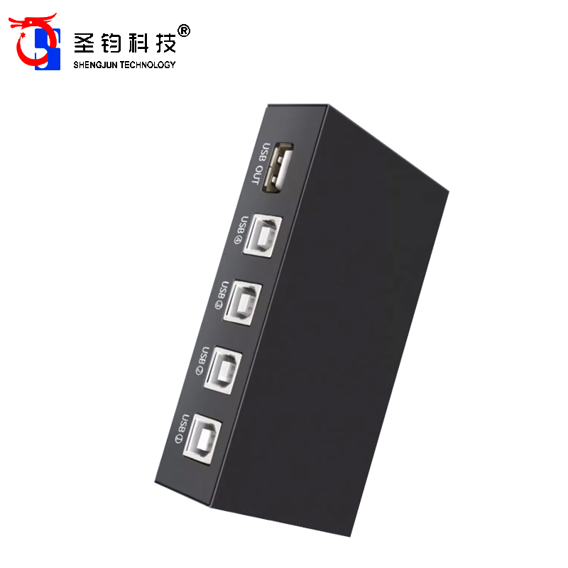 圣钧科技 SHENGJUN TECHNOLOGY 共享四进一出切换器 SJ-710+台高清大图