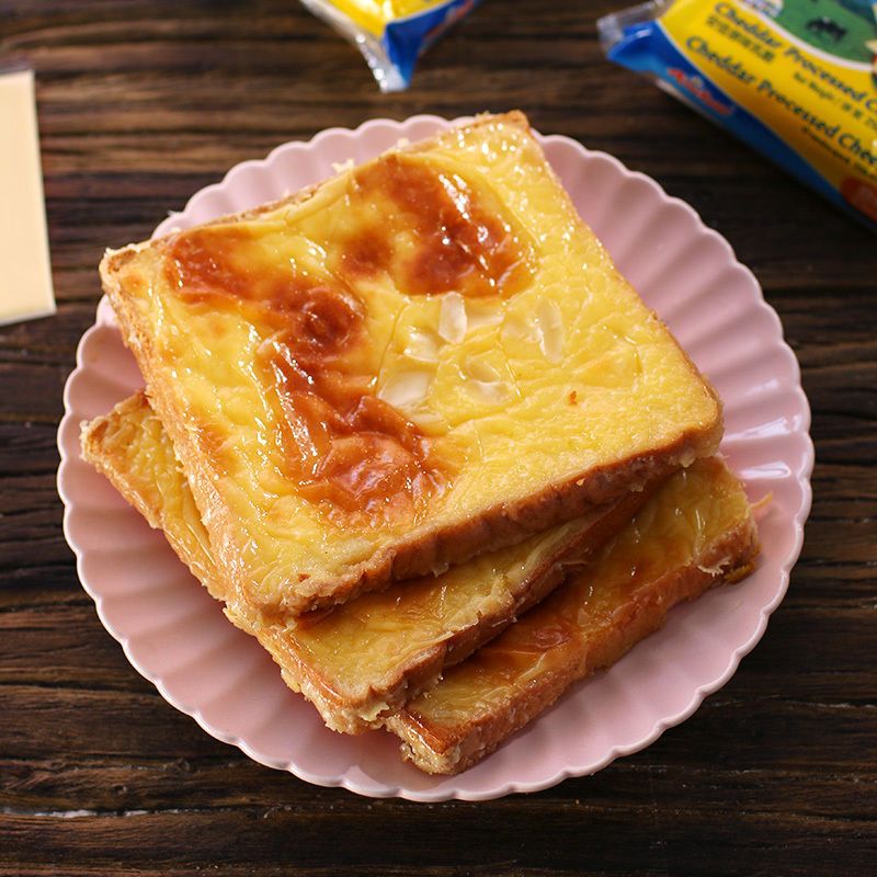 安佳原味芝士片250g12片家用三明治汉堡包专用再制切达干酪奶酪片250g