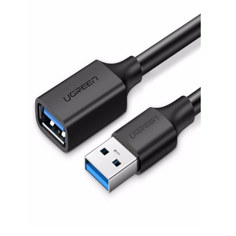 绿联(Ugreen) USB延长线 US129 1米USB3.0延长线公对母高速传输数据线 AM/AF 电脑U盘手机无线