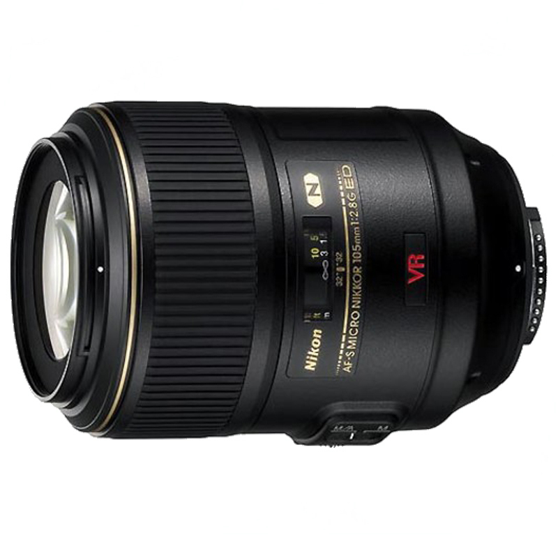 尼康(Nikon)AF-S VR 微距尼克尔 105mm f/2.8G IF-ED自动对焦微距镜头S型 尼康镜头