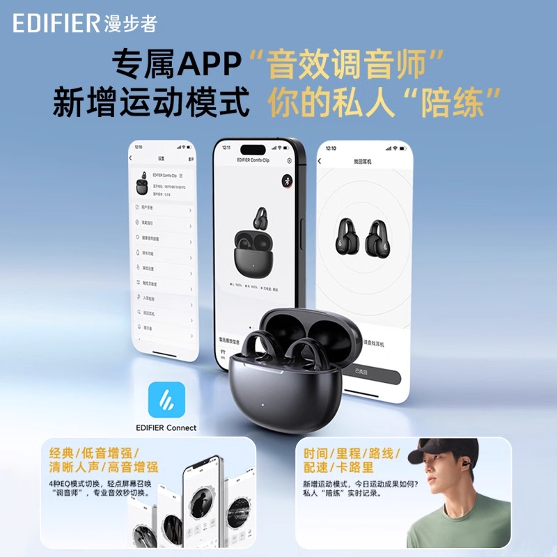 EDIFIER/漫步者 COMFO CLIP 耳夹式耳机高清大图