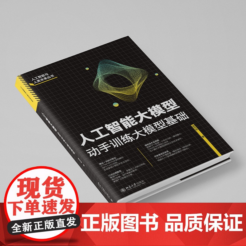 正版 人工智能大模型 动手训练大模型基础 邵可佳 人工智能与人类未来丛书北京大学出版社9787301311639高清大图