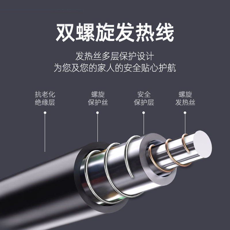 南极人电热毯双人单人双控电褥子电热暖手宝加热毯安全防水学生宿舍辐射暖床无暖身 水洗棉200*180cm双人双控