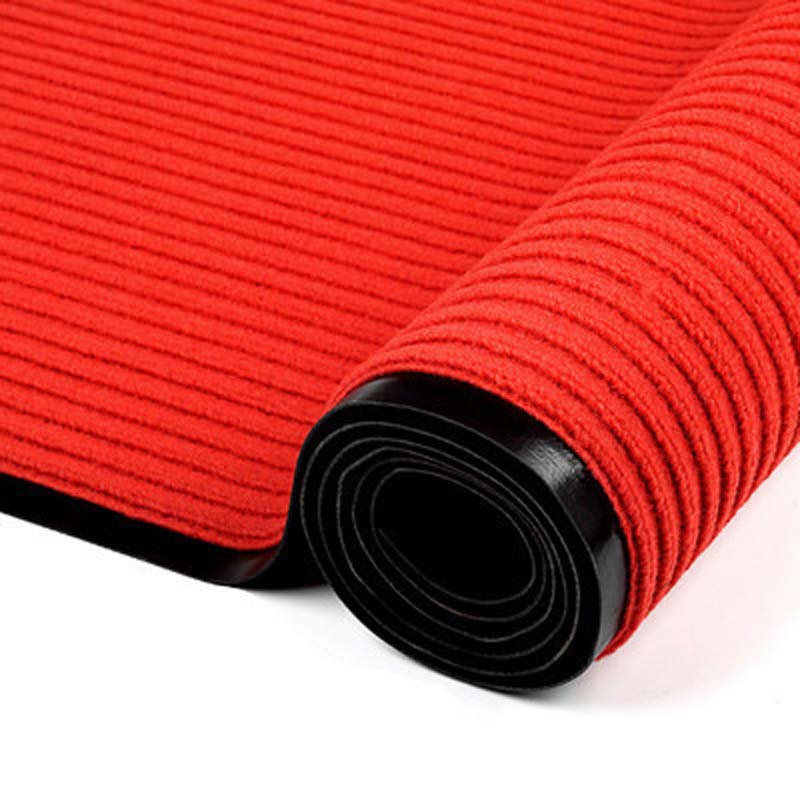 温馨 条纹地毯 大红色2*15m 卷高清大图