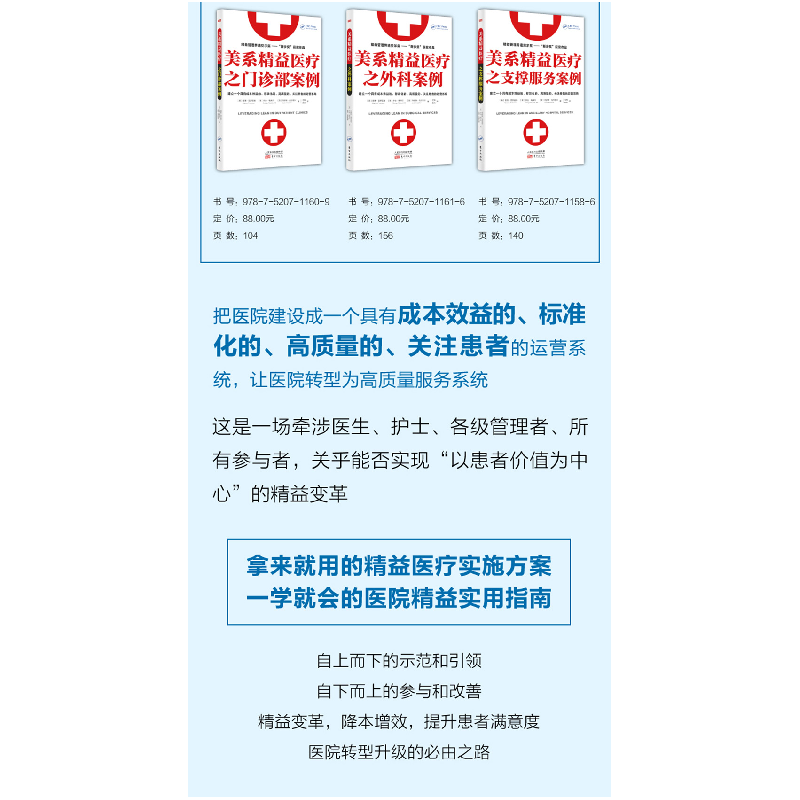 正版 美系精益医疗大全(全2册) [美]查理普罗兹曼 东方出版社高清大图