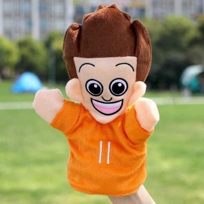 手偶玩具偶娃娃人物表演手套职业可张嘴巴能动大号套手腹语互动刘星
