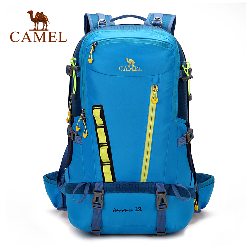 CAMEL骆驼户外登山包 35L男女款徒步登山出游背包双肩包