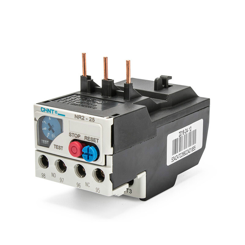 正泰热过载继电器nr2-25/z温度继电器220v热保护器 nr2-25/z 4-6a