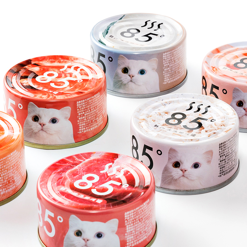 尾巴生活(FURRYTAIL)85度浓汤慢炖罐猫罐头幼猫成猫增肥湿粮营养猫罐猫猫零食猫咪零食白肉罐头