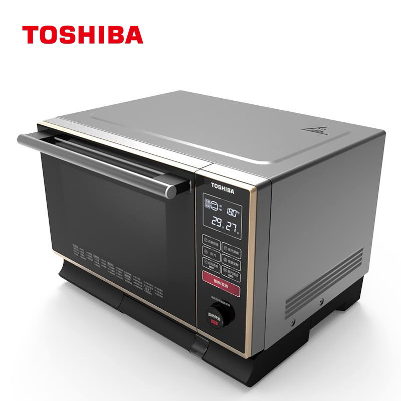 东芝(TOSHIBA)电烤箱 ER-SE6261 26L 家用多功能石窑料理炉 蒸箱 电烤箱 台式 变频蒸汽 蒸烤一体机