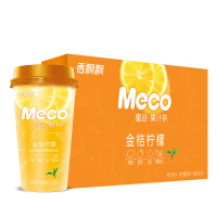 香飘飘 meco果汁茶金桔柠檬味 400ml*15杯 整箱装