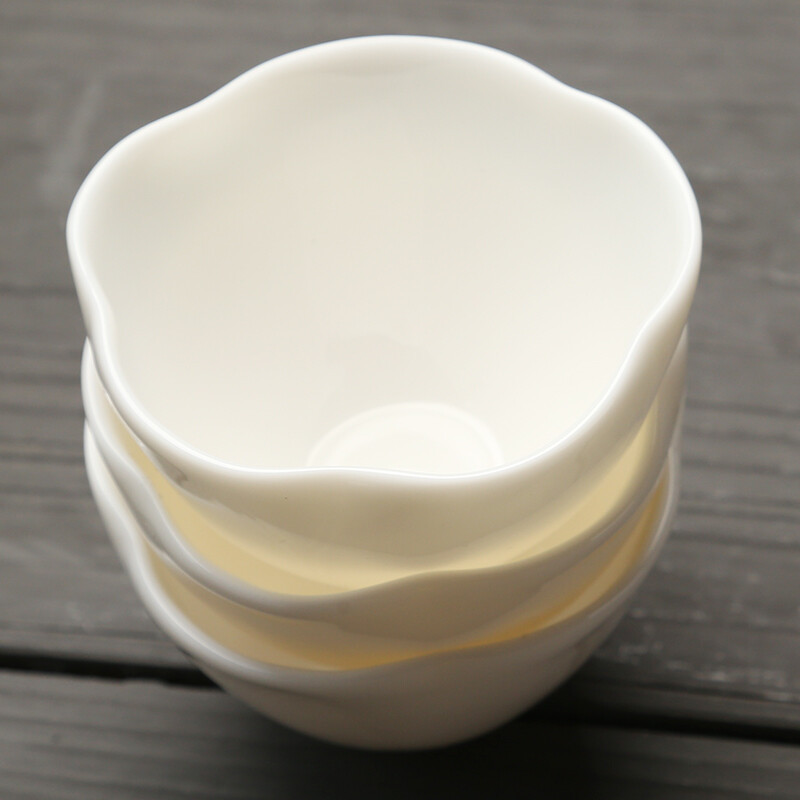 苏氏陶瓷(SUSHI CERAMICS) J0035 羊脂玉功夫茶杯 1个 (单位:个)高清大图