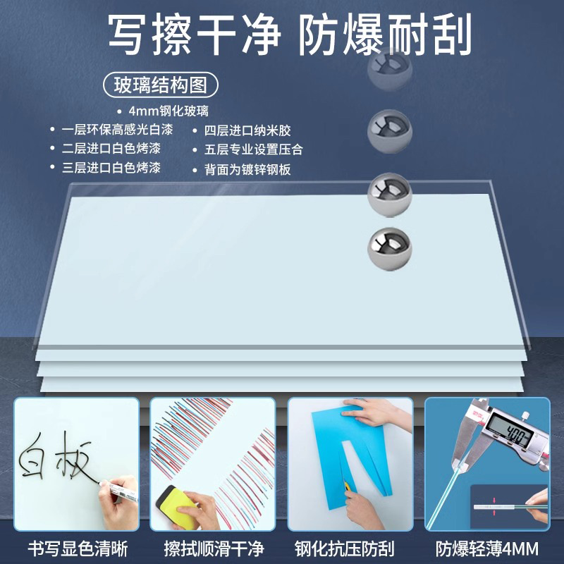百晟长恒BSCH-C40GS 500mm*700mm白板支架(计价单位:个)高清大图